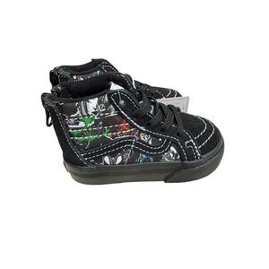 Disney Villains Vans Sk8-Hi Zip Toddler 4C Shoes Mickey Mouse‎ 100th Anniversary